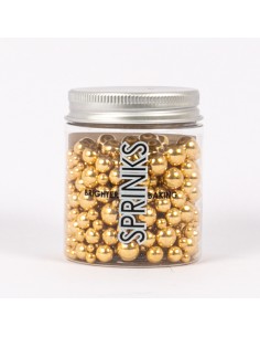 Sprinks Sprinkle Mix Bubble Bubble Shiny Gold -65gr- 2