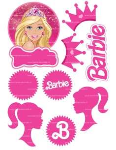 DIY Taarttopper Barbie - 13cm 2