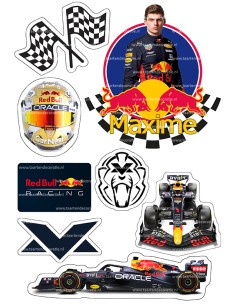 DIY Taarttopper Max Verstappen - 13cm 2