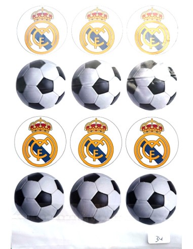 Eetbare Print B-Keuze Nr.34: Real Madrid