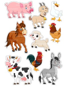 DIY Taarttopper Boerderij Dieren 2