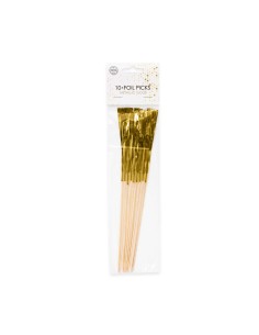 Cupcake Toppers Folie Goud -10st- 2