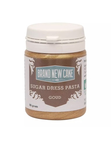 BrandNewCake Sugar Dress Eetbaar Kant Pasta Goud -90gr- //