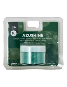 Azucren AzuShine Eetbare Glanspoeder Christmas Green -5gr- 2