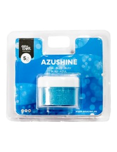 Azucren AzuShine Eetbare Glanspoeder Blue -5gr- 2