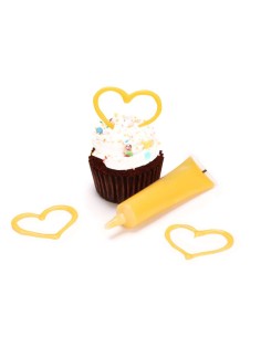Cake Masters Eetbare Choco Schrijver Geel -32gr- //