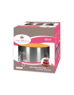 Cake Masters Verstelbare Bakrand Rond Extra Hoog - 18-32cm 2