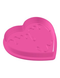 3D Uitsteker op Maat: Choco Hart Lijn met Stempel 2