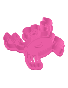 3D Uitsteker op Maat: Baby Shark - Krab met Stempel 2