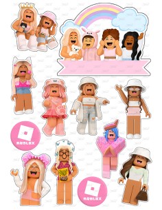 DIY Taarttopper Roblox Girls 2 - 13cm 2