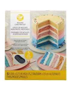 Wilton Bakvormen Set Easy Layers 15cm -5st- 2