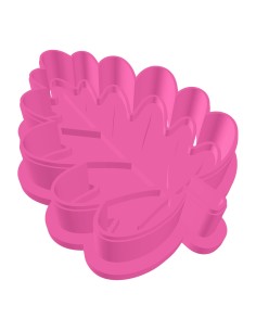 3D Uitsteker op Maat: Blad Eik met Stempel 2