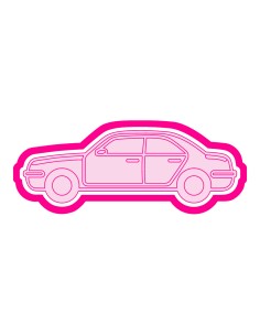 3D Uitsteker op Maat: Auto met Stempel