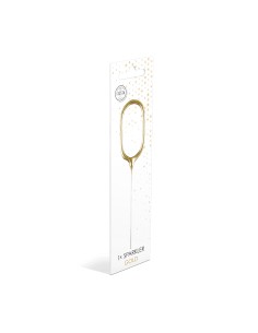 Feeststerretje Cijfer 0 - Goud 2