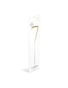 Feeststerretje Cijfer 7 - Goud 2