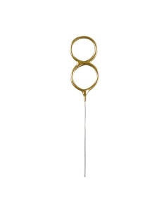 Feeststerretje Cijfer 8 - Goud