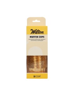 Wilton Baking Case Cup Goud -50st- 2