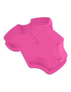 3D Uitsteker op Maat: Baby Romper Kort met Stempel 2