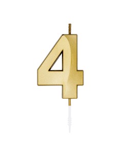 Glamour Kaars Goud - Nummer 4