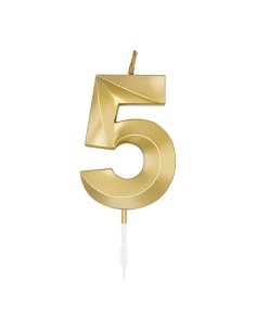 Glamour Kaars Goud - Nummer 5