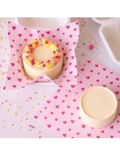 Simply Making Bento Box Vellen Roze Hartjes 25x25 -50st- 2