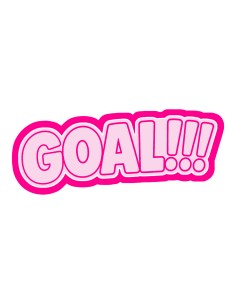 3D Uitsteker op Maat: Voetbal GOAL!!!