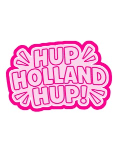 3D Uitsteker op Maat: Voetbal Hup Holland Hup!