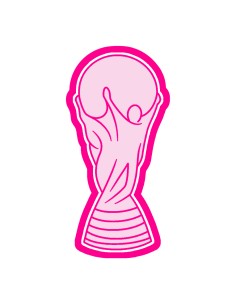 3D Uitsteker op Maat: Voetbal World Cup Beker