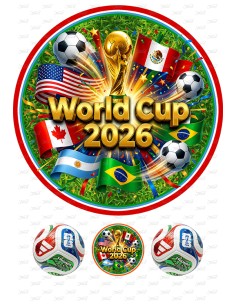 WK Voetbal - 20cm