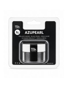 Azucren AzuPearl Eetbare Glanspoeder Zwart -3gr-