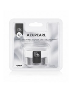 Azucren AzuPearl Eetbare Glanspoeder Zilvergrijs -3gr-