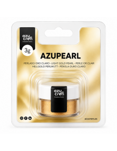 Azucren AzuPearl Eetbare Glanspoeder Lichtgoud -3gr-