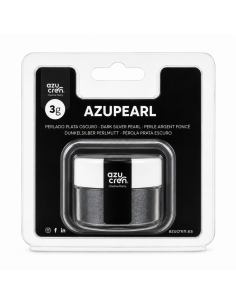 Azucren AzuPearl Eetbare Glanspoeder Donkergrijs -3gr-