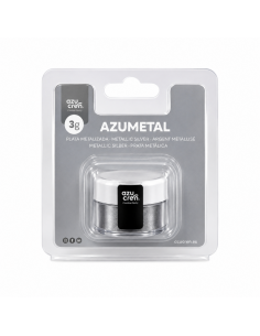 Azucren AzuMetal Eetbare Glanspoeder Zilver -3gr-