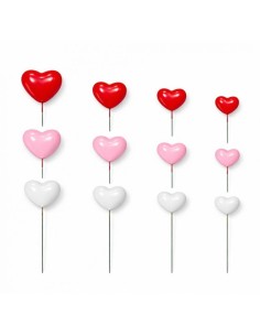 Azucren Decoratieve Hartjes Set -30st- 2