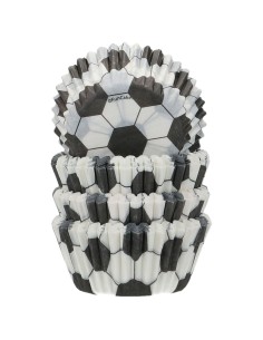 FunCakes Mini Baking Cups Voetbal -100st-