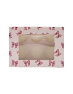Simply Making Cupcake Doos 6 Pink Ribbon -2st- 2