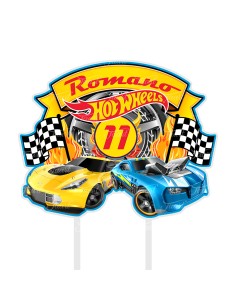 Full Colour Taarttopper op Maat: Hotwheels 3