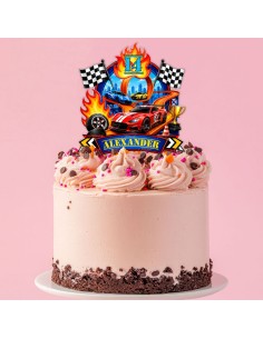 Full Colour Taarttopper op Maat: Hotwheels 2 2