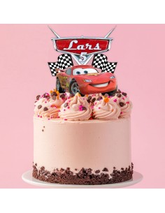 Full Colour Taarttopper op Maat: Cars 1 2