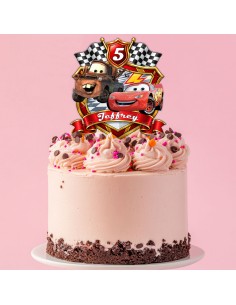 Full Colour Taarttopper op Maat: Cars 3 2