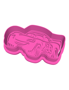 3D Uitsteker op Maat: Cars - Lightning McQueen 2