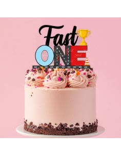 Full Colour Taarttopper op Maat: Fast One 2