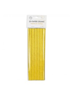 Rietjes Metallic Goud -20st-
