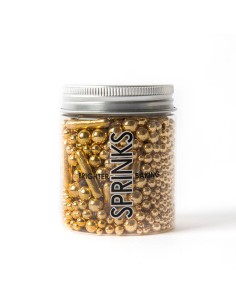 Sprinks Sprinkle Mix Bubble & Bounce Shiny Gold -75gr- 2