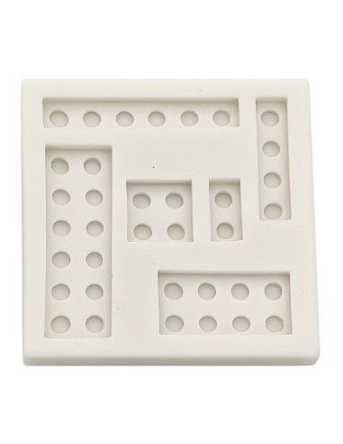 CakeDeco Siliconen Mal Lego Blokjes Klein/6