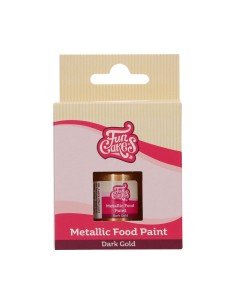 FunCakes Eetbare Metallic Verf Donker Goud -30ml- 2