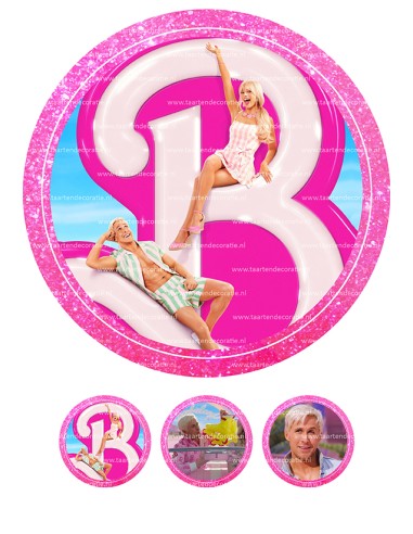 Eetbare Print Barbie Movie 2 - 20cm
