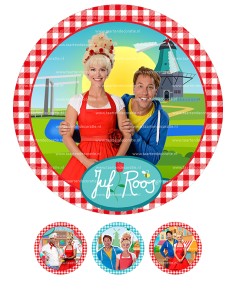 Eetbare Print Juf Roos 1 - 20cm